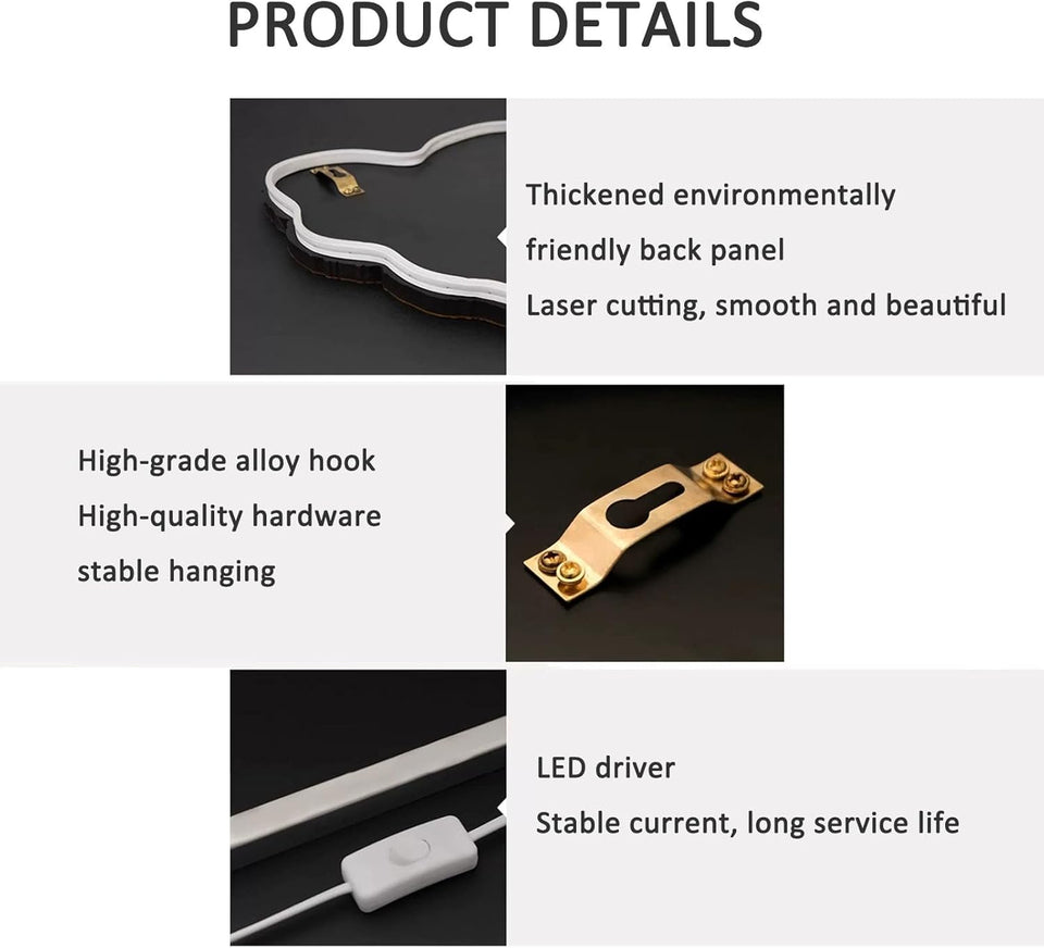 Chinese Koi Fish Wall Hanging Painting with Led Light - 3D Metal Wall Sculptures for Home Oriental Decor, Traditional Wall Art Clock