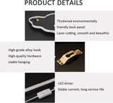 Chinese Koi Fish Wall Hanging Painting with Led Light - 3D Metal Wall Sculptures for Home Oriental Decor, Traditional Wall Art Clock